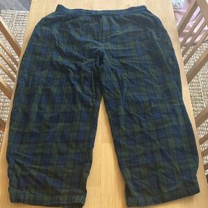Lucy & Yak Cotton Tartan Barrel Pants